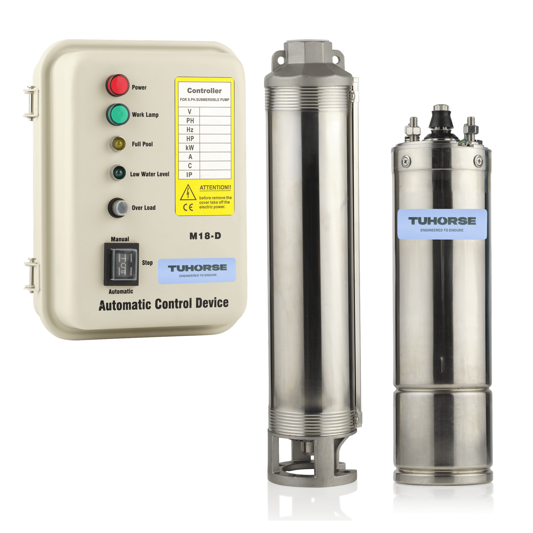 4" 0.5HP/240V S - 08 Submersible Bore Pump Package - Tuhorse Australia