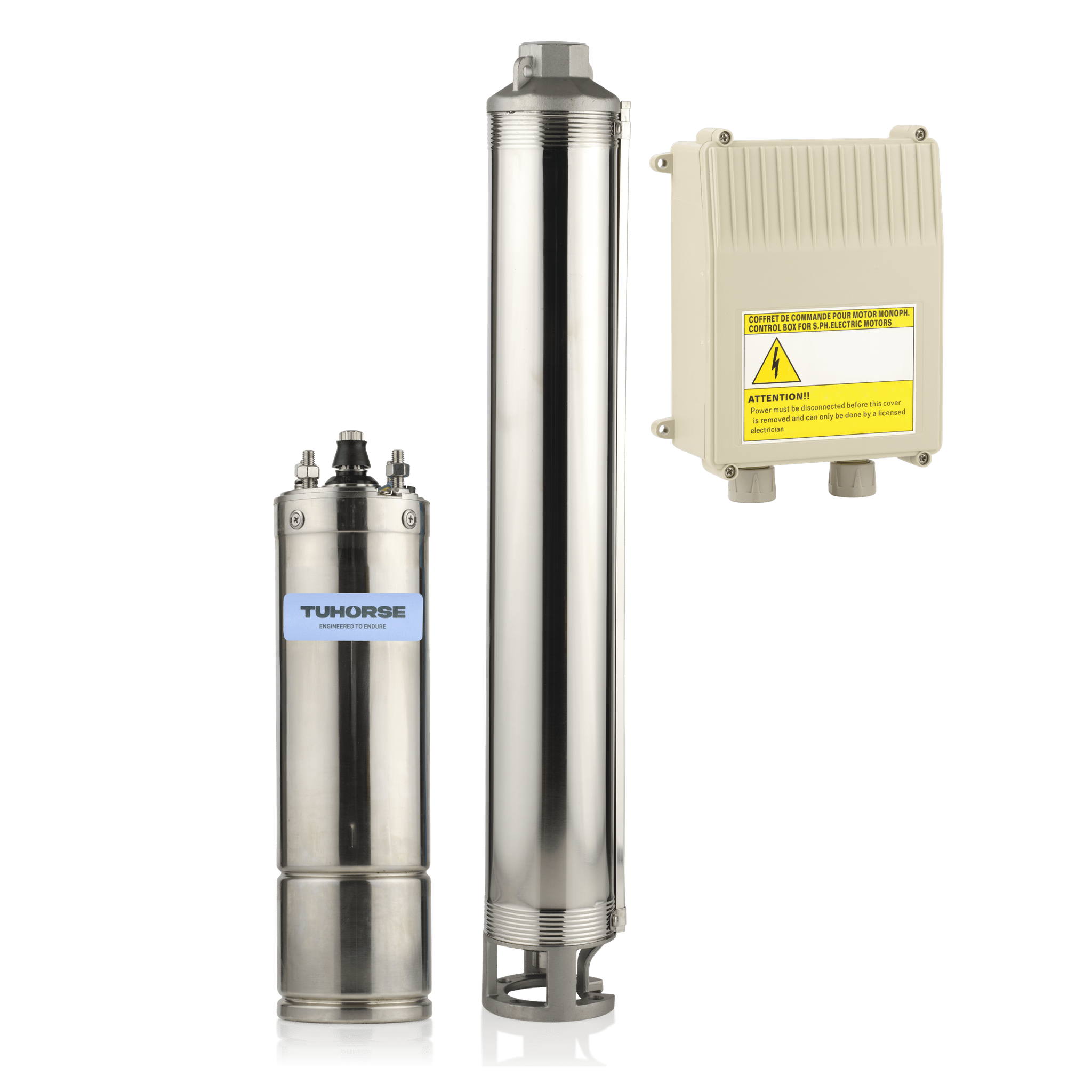 4" 2HP/240V MA - 07 Submersible Bore Pump Package - Tuhorse Australia