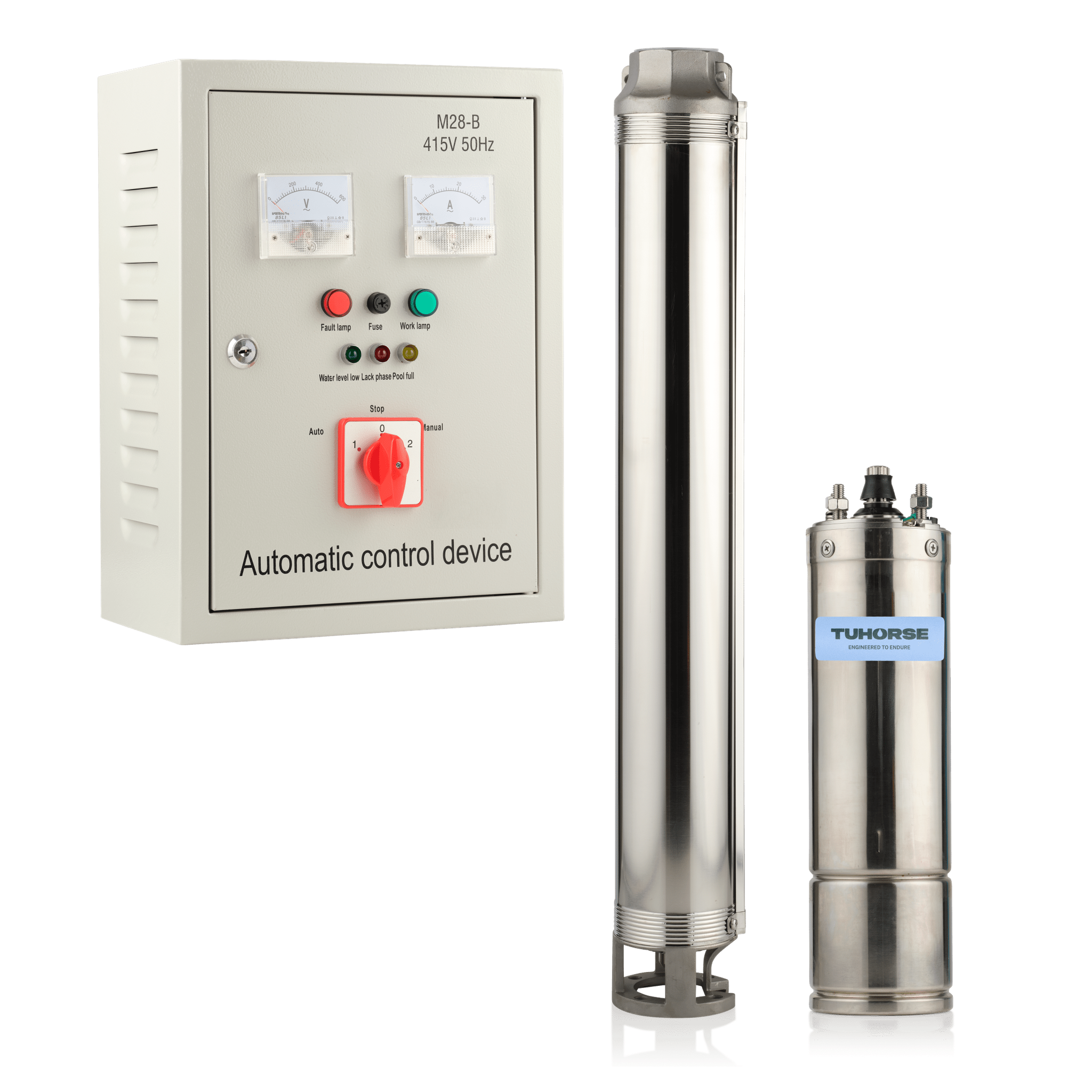 4" 10HP/415V DG - 24 Submersible Bore Pump Package - Tuhorse Australia