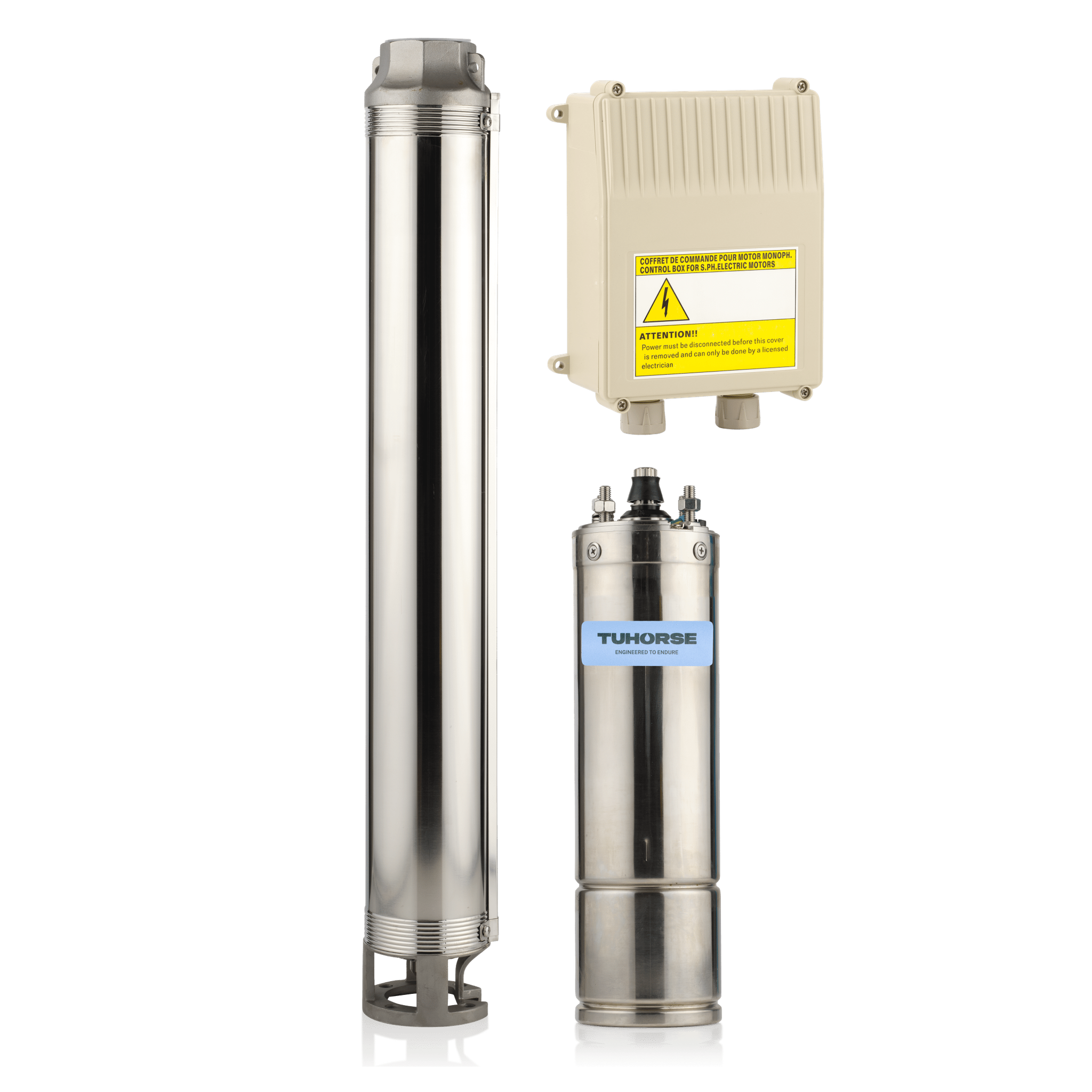 4" 3HP/240V MA - 10 Submersible Bore Pump Package - Tuhorse Australia